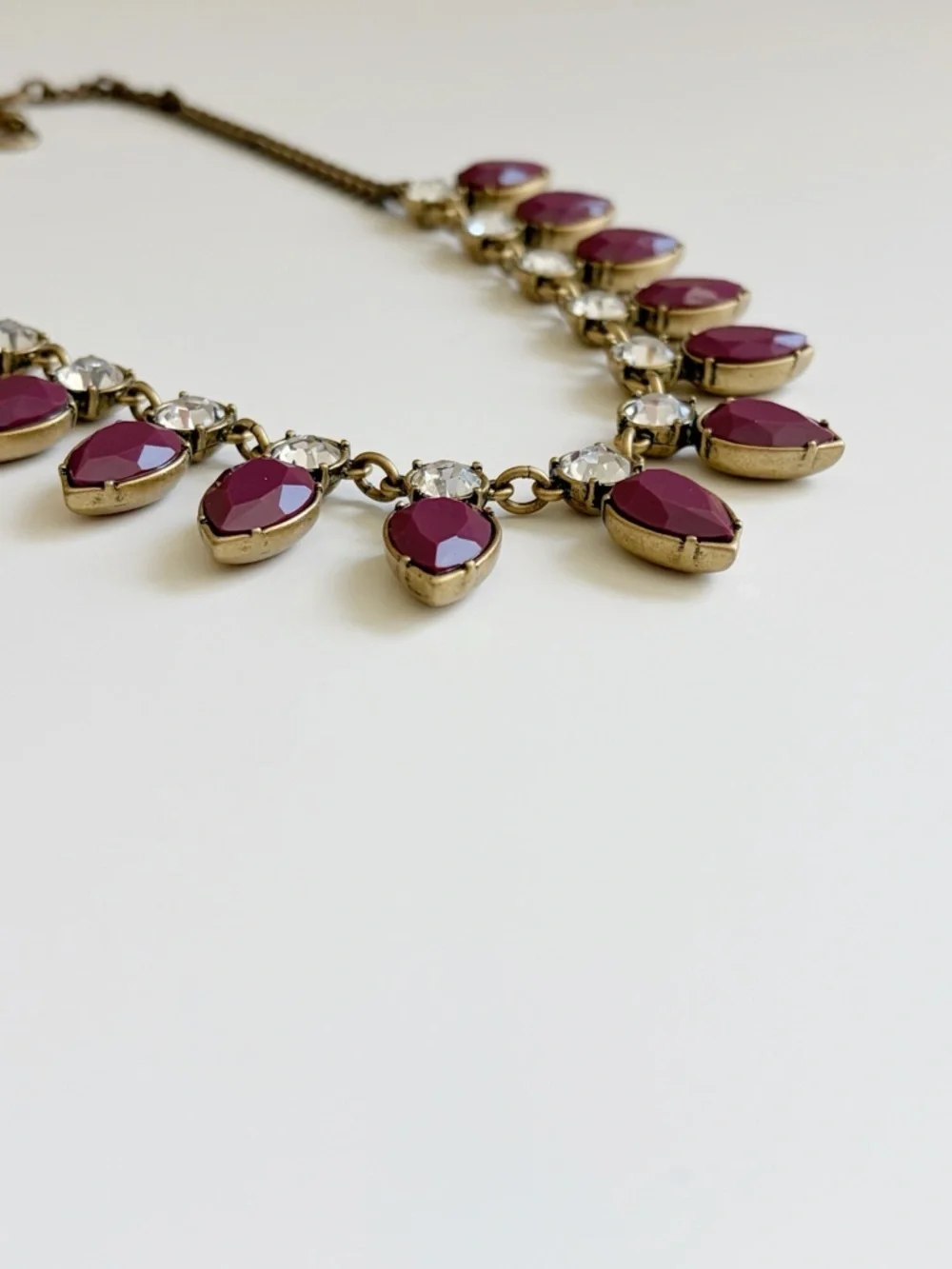 J. Crew Vintage Crystal Necklace